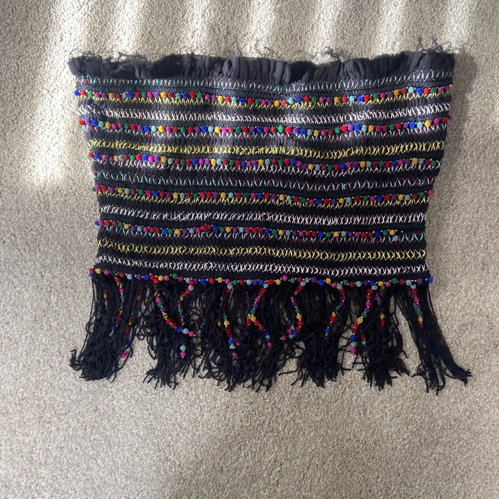 Beaded tube top